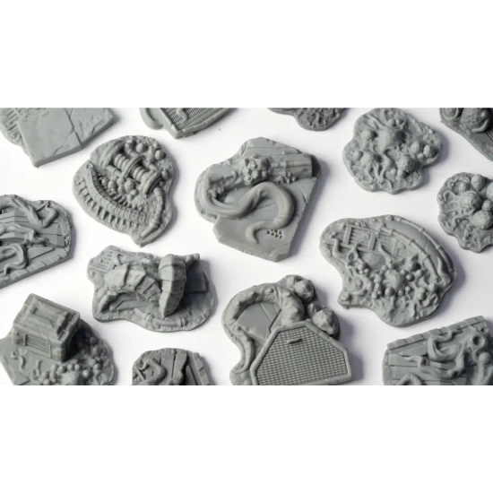 GamersGrass Basing Bits Alien Infestation – elementy do podstawek i dioram